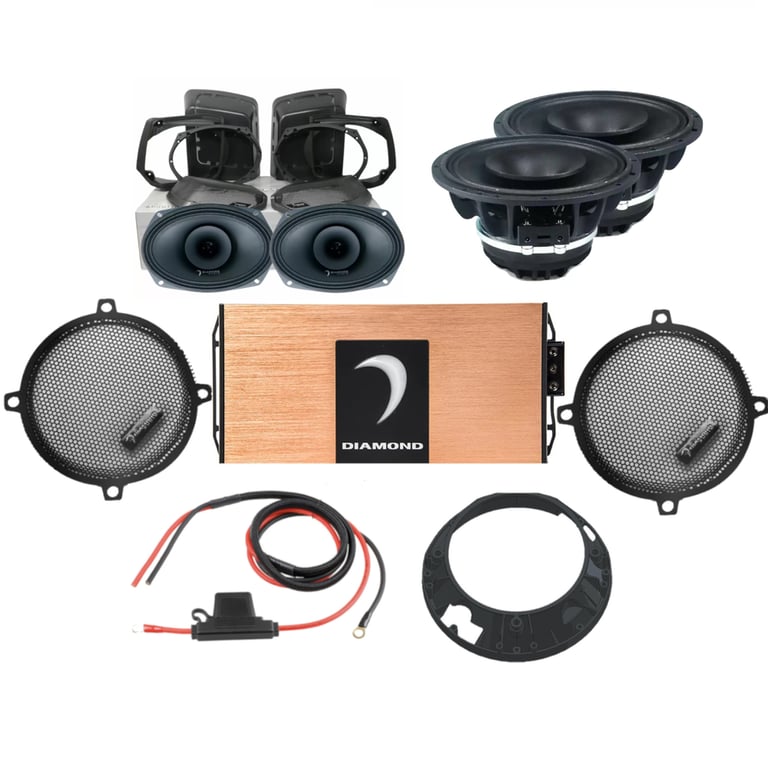 Diamond Audio 4-Speaker Sound Packs For  '98-'13 Street Glide Image 1
