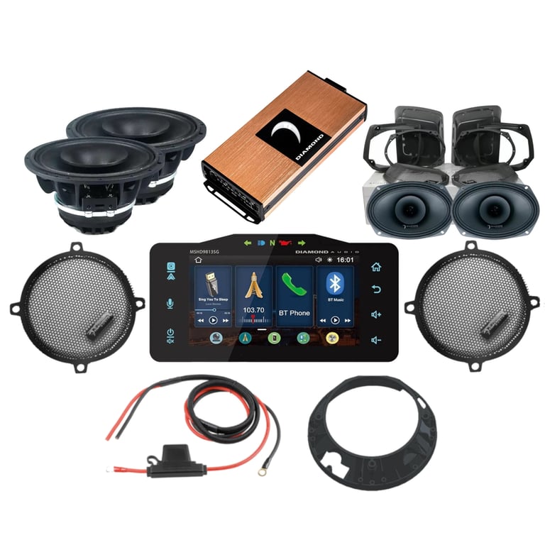 Diamond Audio 4-Speaker Sound Packs For  '98-'13 Street Glide Image 1