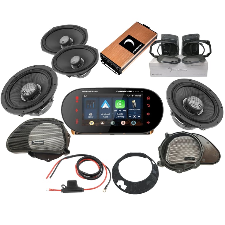 Diamond Audio 4-Speaker Sound Packs For  '98-'13 Road Glide Image 1