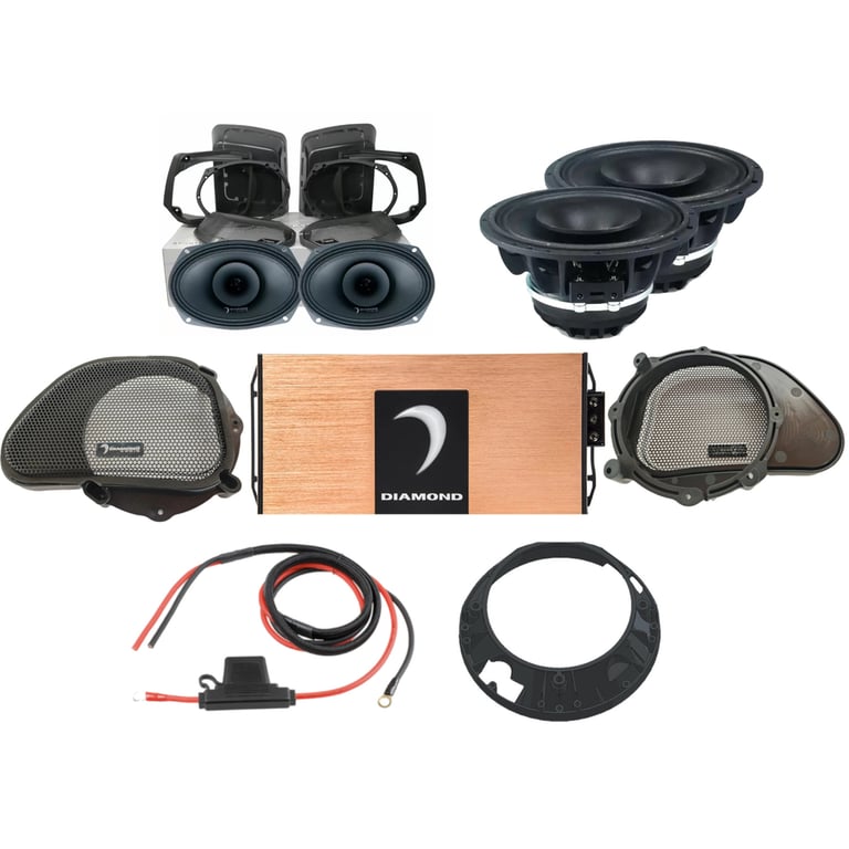 Diamond Audio 4-Speaker Sound Packs For  '98-'13 Road Glide Image 1