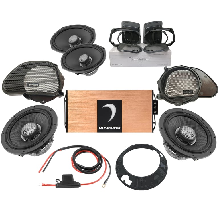 Diamond Audio 4-Speaker Sound Packs For  '98-'13 Road Glide Image 1