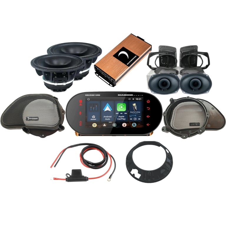 Diamond Audio 4-Speaker Sound Packs For  '98-'13 Road Glide Image 1