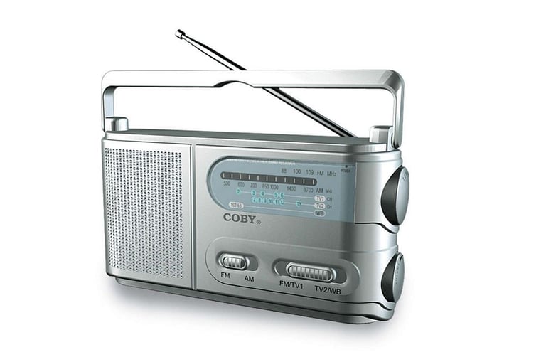 Coby CX38 (CX-38) Portable AM/FM/TV Radio Receiver Speaker Image 1