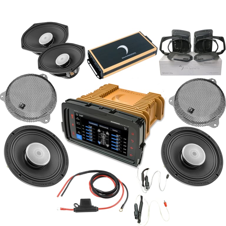Diamond Audio 4-Speaker Sound Packs for 14-'23 HD Street Glide Image 1