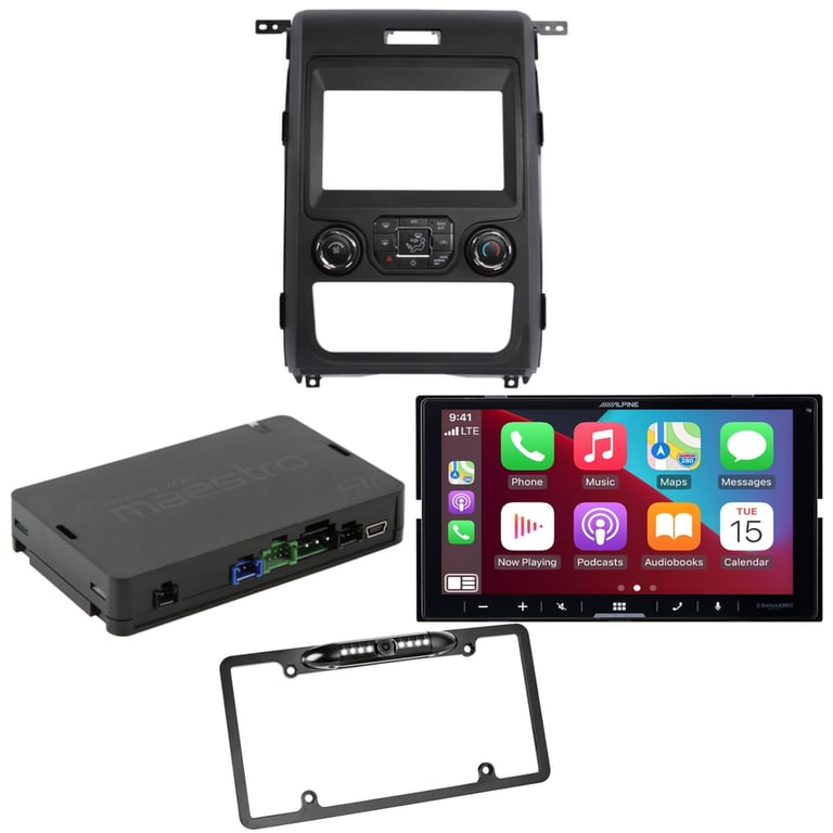Alpine iLX-W670-M Factory Radio Upgrade Kit for 2013-2014 Ford F-150 Image 1