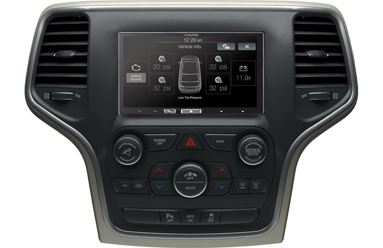 Alpine ILX-W770M Radio Upgrade Kit for 14-25 Jeep Grand Cherokee (WK, 4xe) Image 4