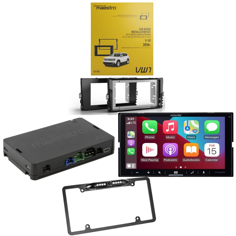Alpine iLX-W670-M Factory Radio Upgrade Kit for 17-25 vehicles Volkswagen Image 1