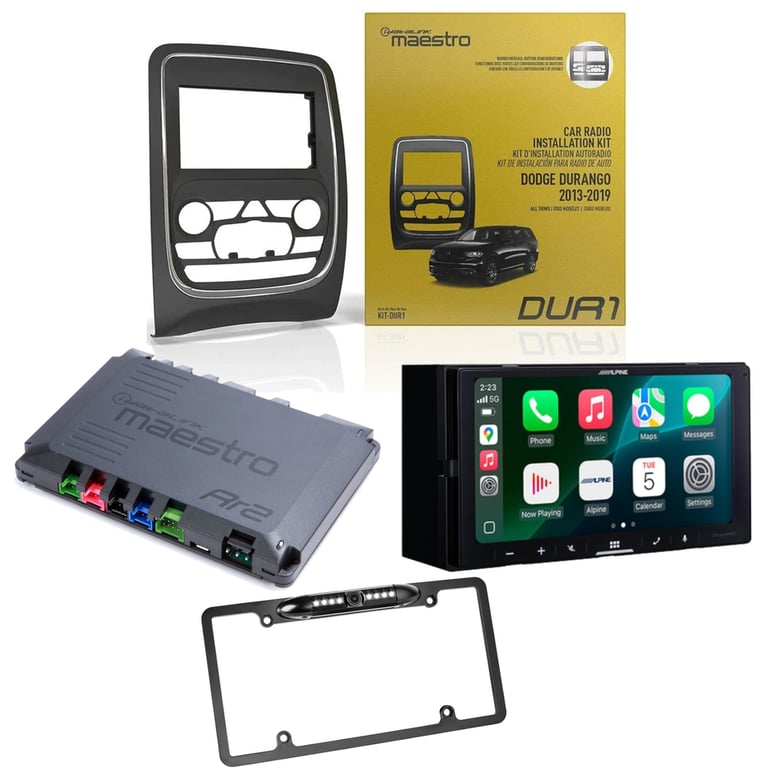 Alpine ILX-W770M Factory Radio Upgrade Kit for 2014-2020 Dodge Durango Image 1