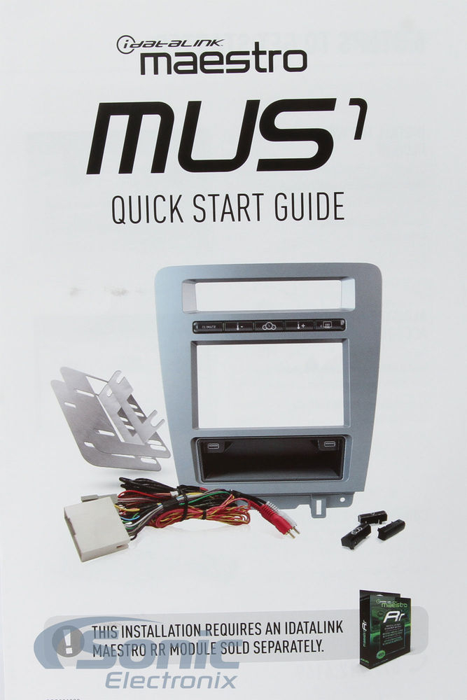 Alpine ILX-W770M Factory Radio Upgrade Kit for 2010-2014 Ford Mustang Image 6