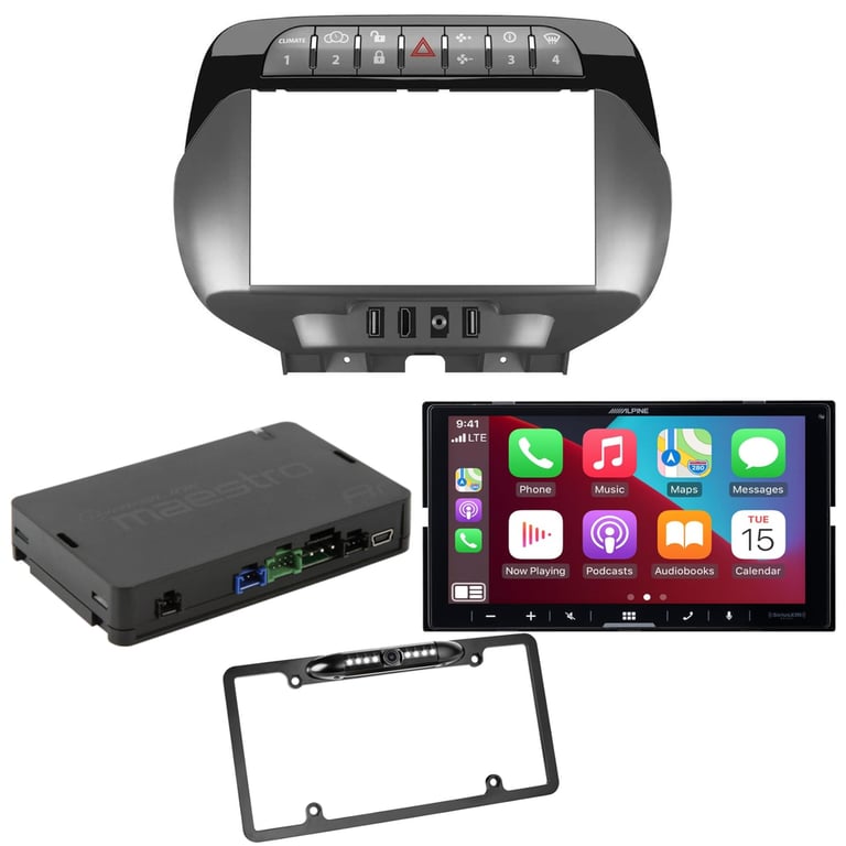Alpine iLX-W670-M Factory Radio Upgrade Kit for 2010-2015 Chevrolet Camaro Image 1