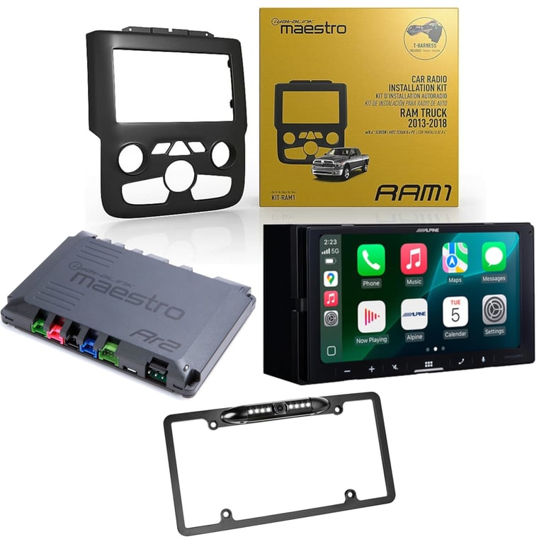 Alpine ILX-W770M Factory Radio Upgrade Kit for 2013-2025 vehicles from Ram Image 1