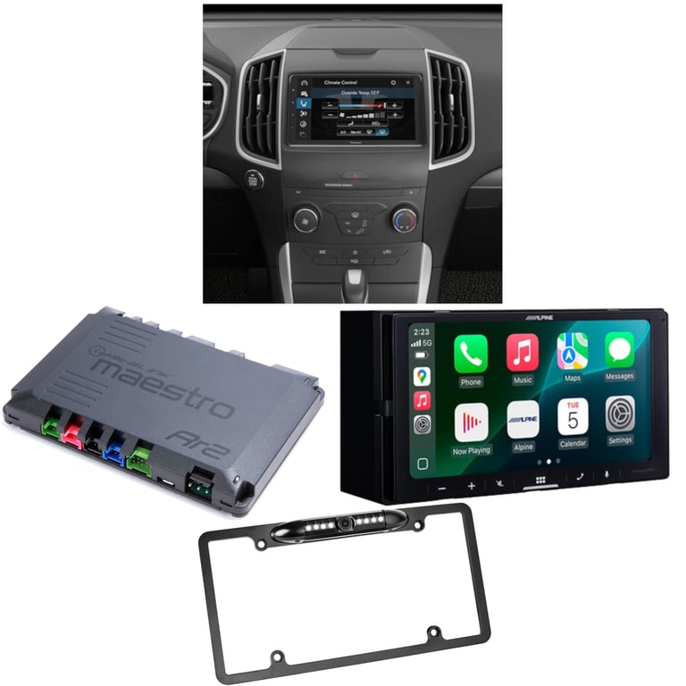 Alpine ILX-W770M Factory Radio Upgrade Kit for 2014-2018 Ford Edge Image 1