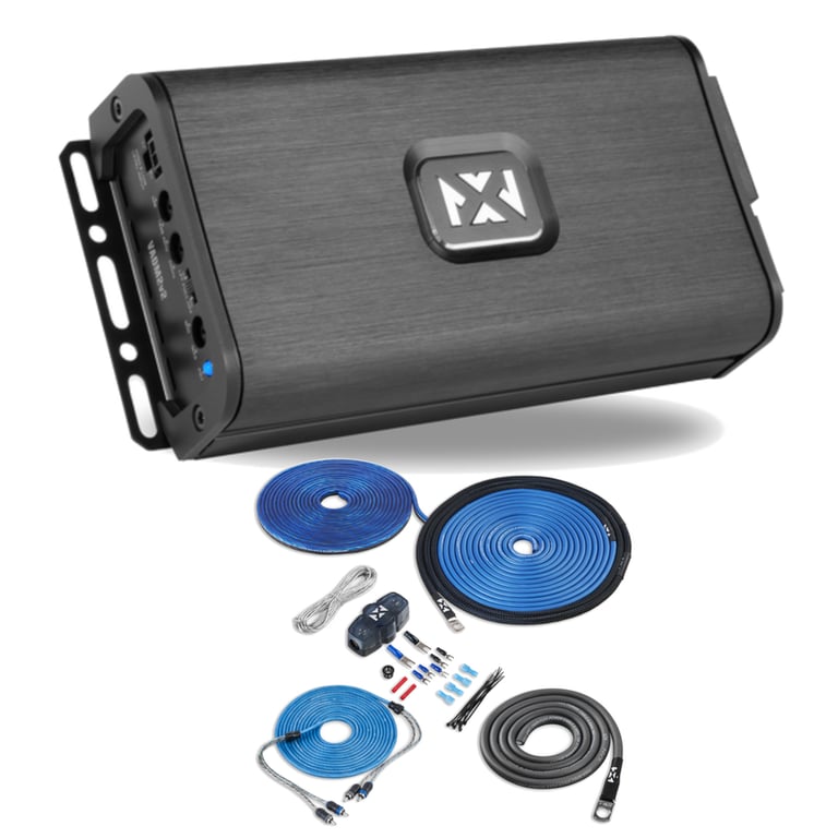NVX VADM2 Amplifier with Amplifier Wiring Kit Image 1