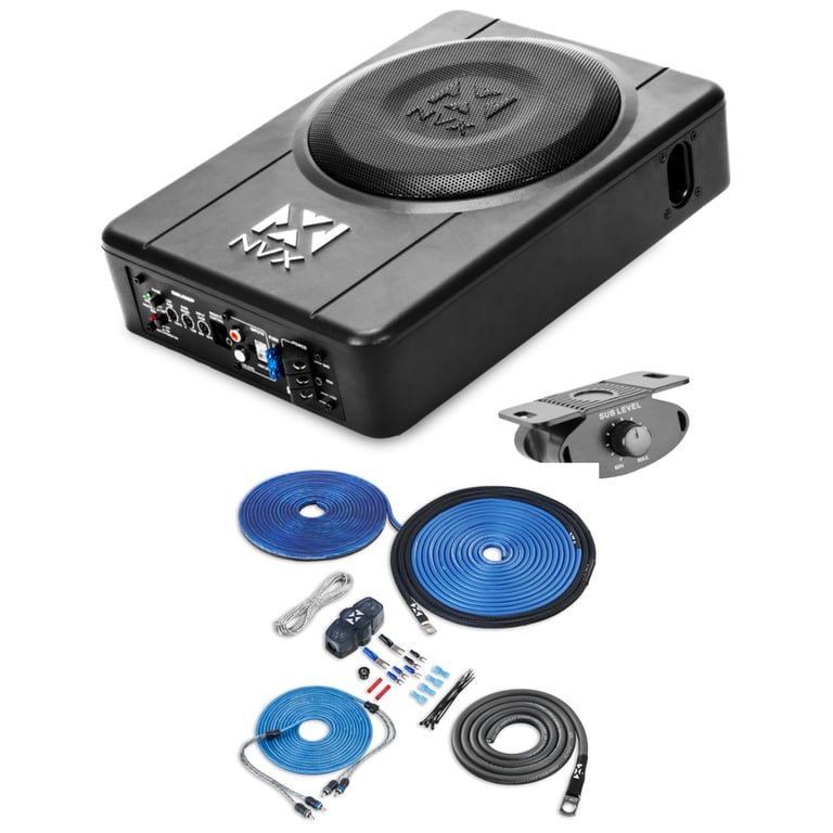 NVX QBUS8P Subwoofer and XKIT82 Amp Kit Image 1
