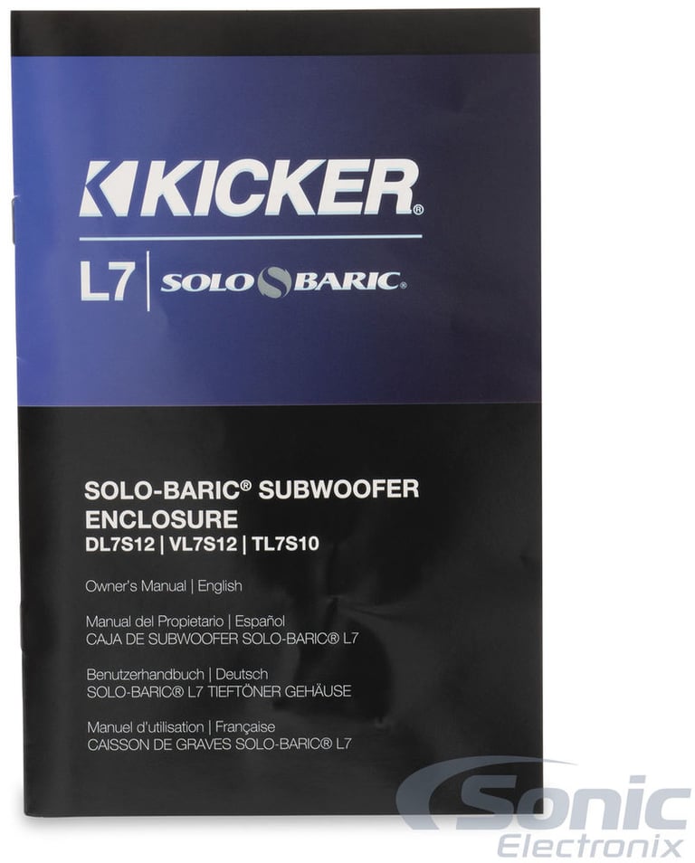 Kicker DL7S122 (44DL7S122), NVX NDA12001 Amp and XKIT42 Amp Kit Image 5
