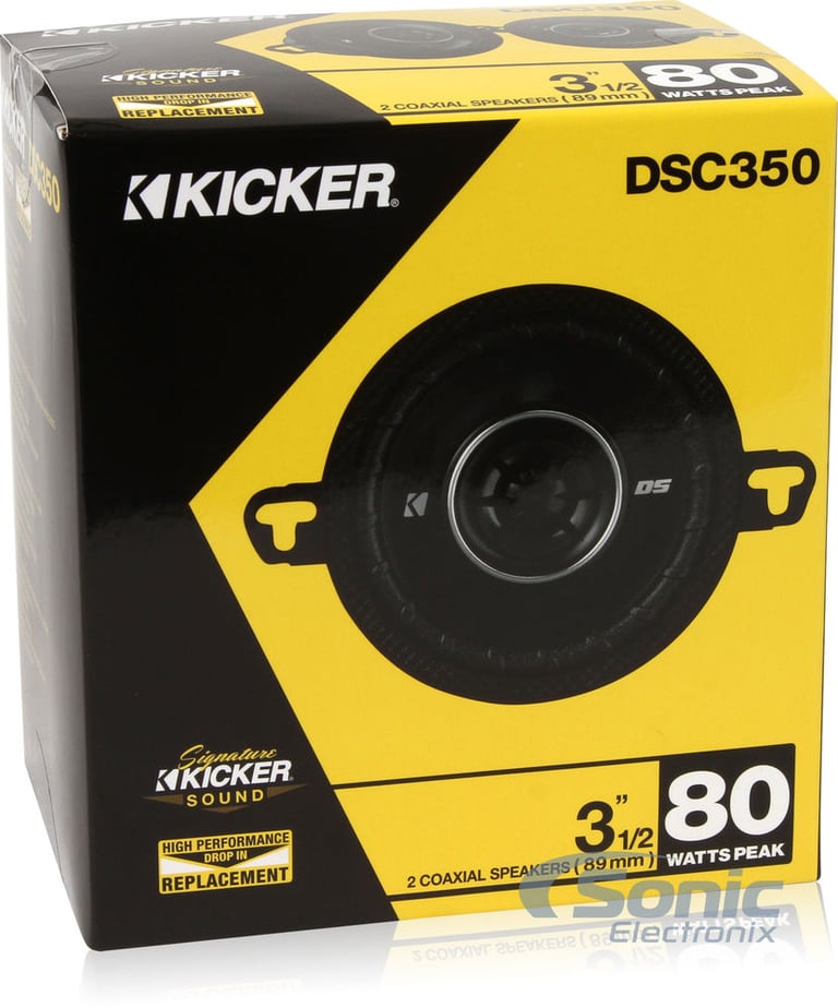 Kicker Speakers (DSC35, DSC65, DSC6930) w/ Free Speaker Install Kit Image 5