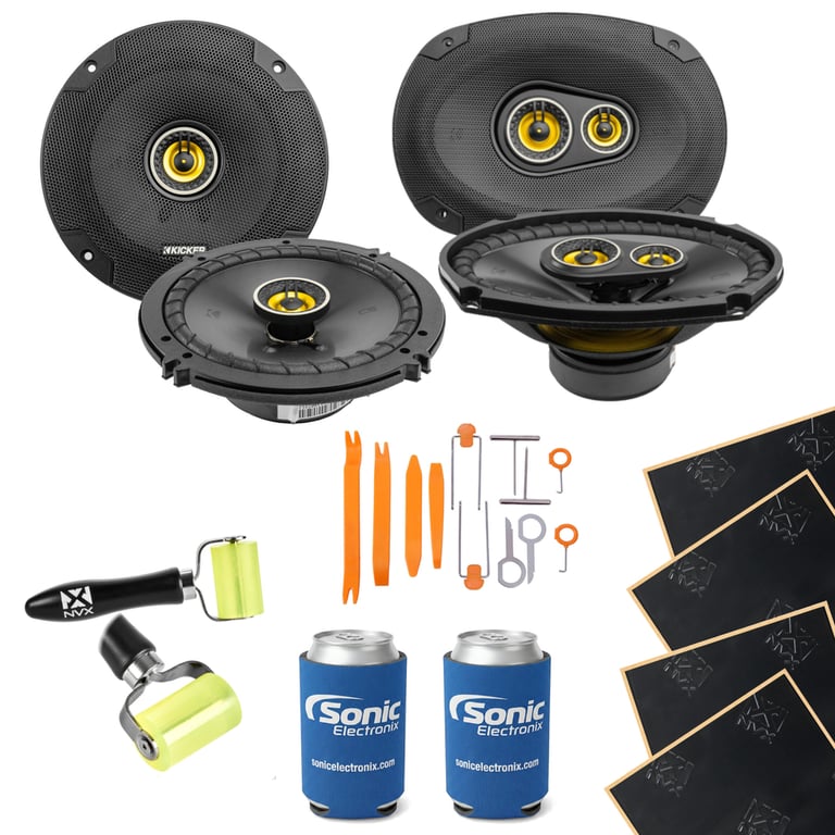 Kicker 6.5" and 6x9" Speakers (CSC65, CSC693) w/ Free Speaker Install Kit Image 1