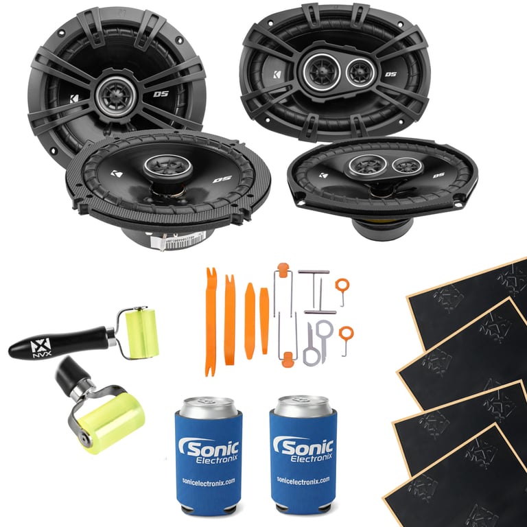 Kicker 6.5" + 6x9" Speakers (DSC650, DSC6930) w/ Free Speaker Install Kit Image 1