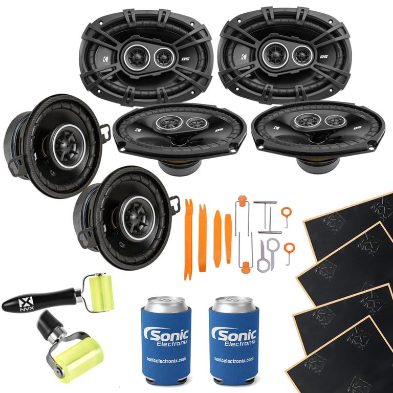 Kicker DSC350 and 2 Pairs DSC6930 Speakers w/ Free Speaker Install Kit Image 1