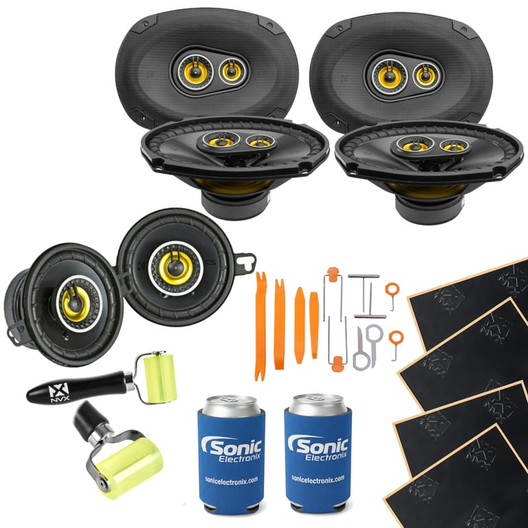3 Pairs Kicker Speakers (CSC35, CSC693) w/ Free Speaker Install Kit Image 1