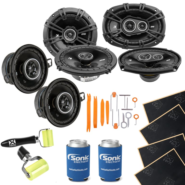 Kicker Speakers (DSC35, DSC65, DSC6930) w/ Free Speaker Install Kit Image 1