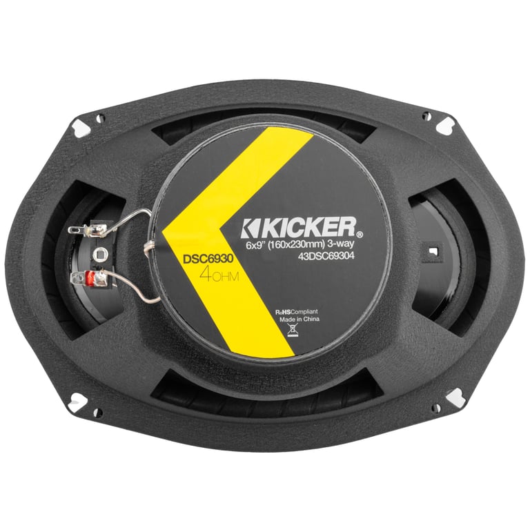 2 Pairs Kicker Speakers (DSC650, DSC6930) + NVX NDA6004 w/ Free Amp Install Kit Image 7