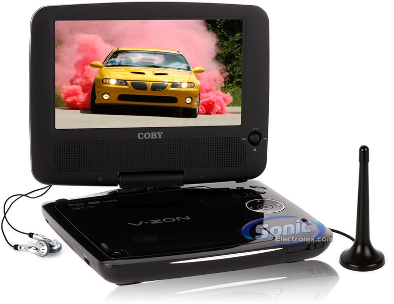 Coby TFDVD7389A Portable TV/DVD Player Image 1