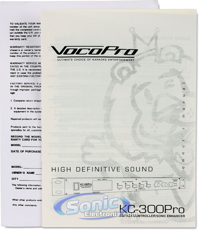 VocoPro KC-300PRO Image 11