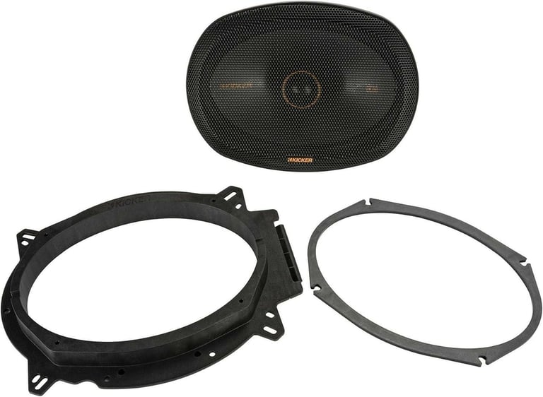 2 Pairs Kicker Speakers (KSC65, KSC69) + KEY200.4 Amp w/ Free Amp Install Kit Image 10