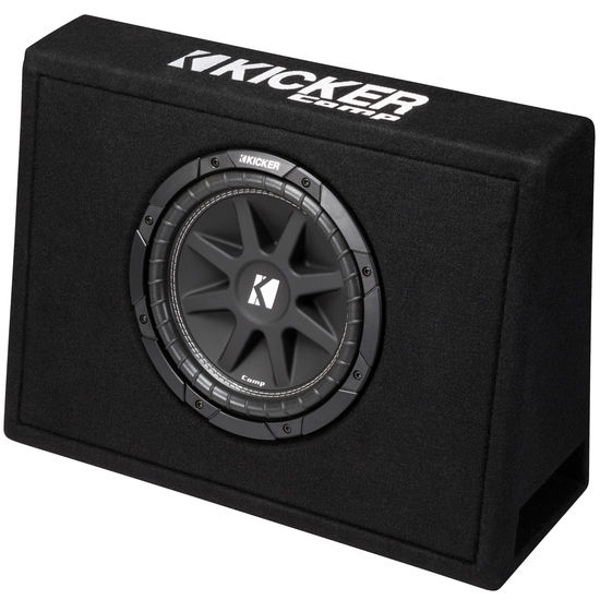 Kicker 10" Subwoofer (43TC104) + Amplifier (46CXA4001T) w/ Free Amp Install Kit Image 2