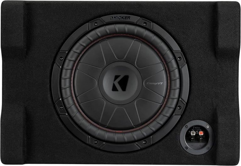Kicker 52CVTDF122 Subwoofer + NVX VADM1 v2 Amplifier w/ Free Amp Install Kit Image 4