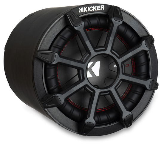 Kicker CWTB82 Subwoofer & CXA400.1 Amp w/ Bass Knob w/ Free Amp Install Kit Image 2