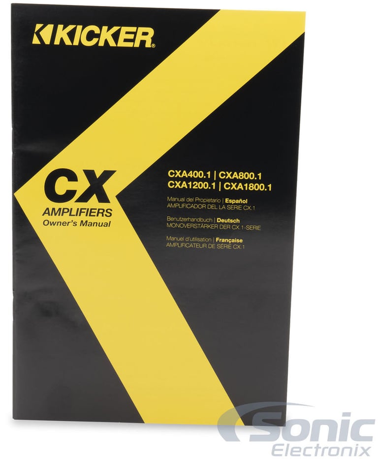 Kicker Subwoofer & Amplifier (TRTP82, CXA400.1) + Bass Remote w/ Free Amp Kit Image 10