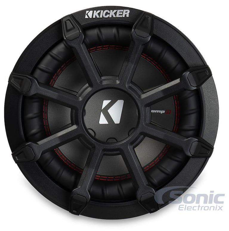 Kicker CWTB82 Subwoofer & CXA400.1 Amp w/ Bass Knob w/ Free Amp Install Kit Image 3