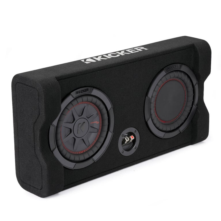 Kicker Subwoofer & Amplifier (TRTP82, CXA400.1) + Bass Remote w/ Free Amp Kit Image 2
