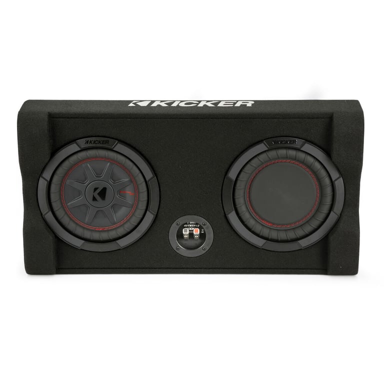 Kicker Subwoofer & Amplifier (TRTP82, CXA400.1) + Bass Remote w/ Free Amp Kit Image 3