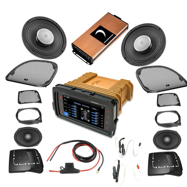 Diamond Audio 4-Speaker Sound Packs For  '14-'23 Hd Road Glide Image 1