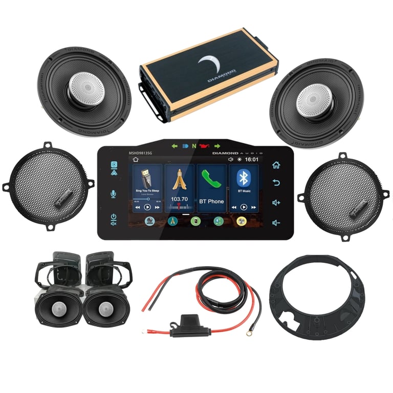 Diamond Audio 4-Speaker Sound Packs For  '98-'13 Street Glide Image 1