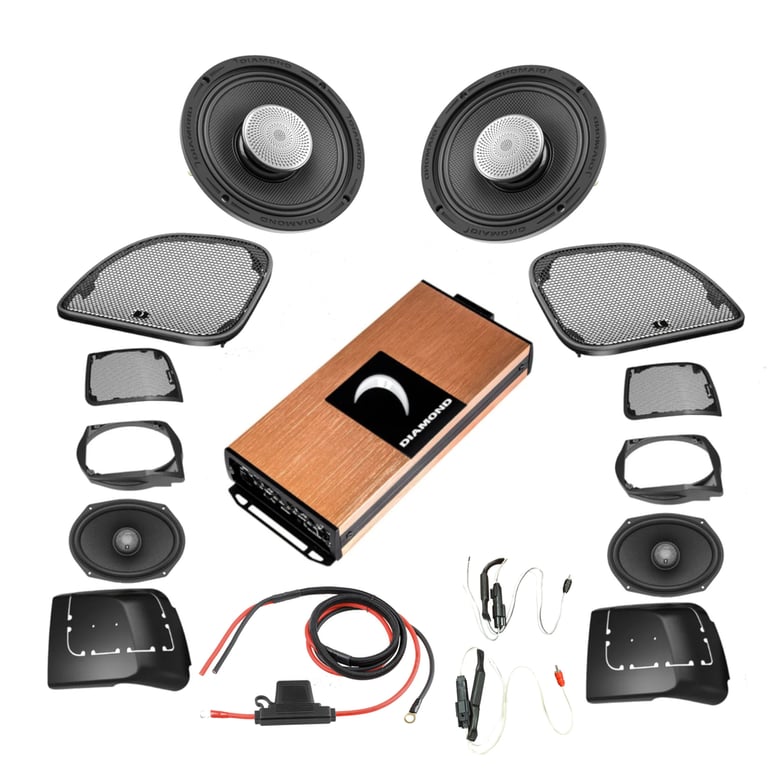 Diamond Audio 4-Speaker Sound Packs For  '14-'23 Hd Road Glide Image 1