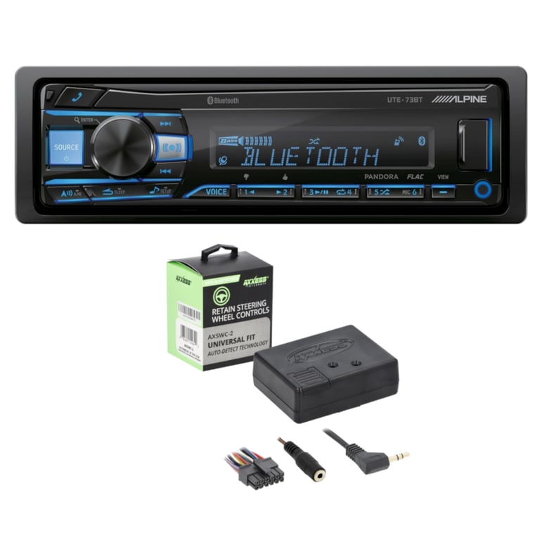 Alpine UTE-73BT Digital Media Receiver w/ Steering Wheel Control Interface Image 1