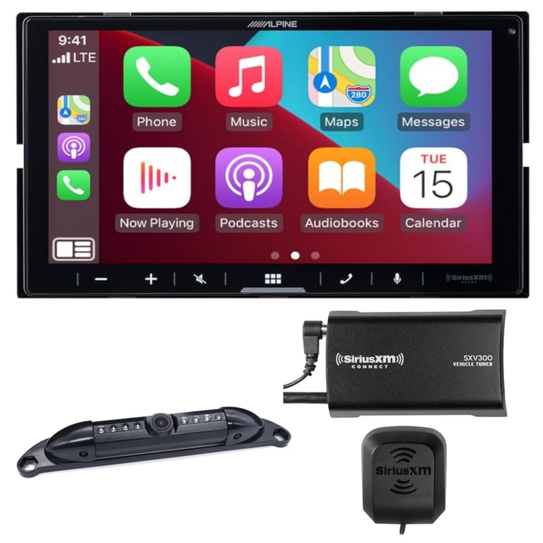 Alpine iLX-W670-M w/ SiriusXM Tuner + NVX Backup Camera Image 1
