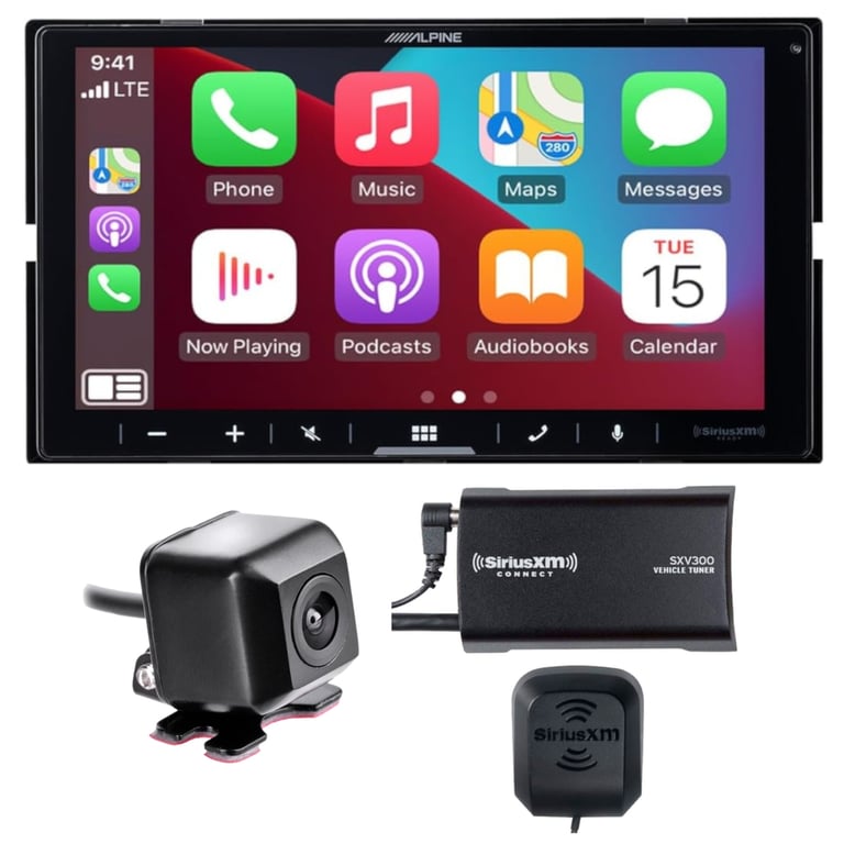 Alpine iLX-W670-M w/ SiriusXM Tuner + Backup Camera Image 1