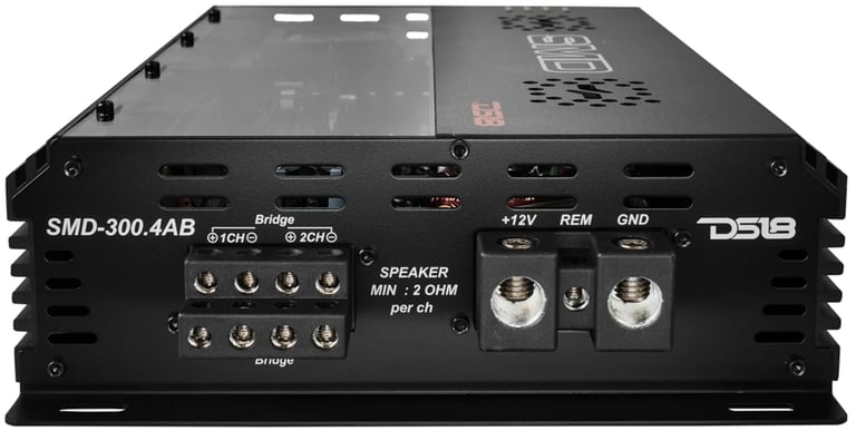 DS18 SMD-300.4AB 4-Channel Amplifier + NVX Amp Kit Image 6