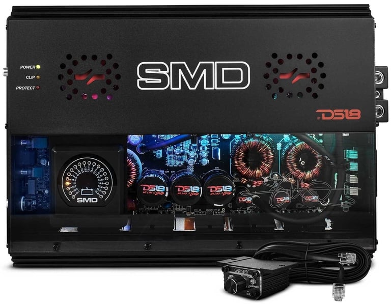 DS18 SMD-3000.1D Amplifier + Amp Kit + 1.0 Farad Capacitor Image 2