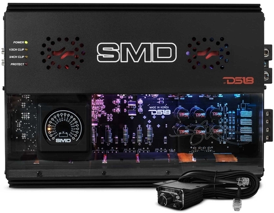 DS18 SMD-300.4AB 4-Channel Amplifier + NVX Amp Kit Image 4