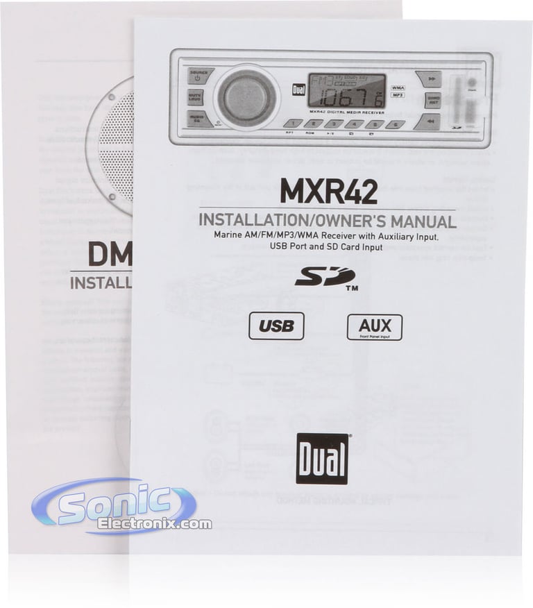 Dual MXCP42 Marine Head Unit + 6-1/2" Speakers Image 10