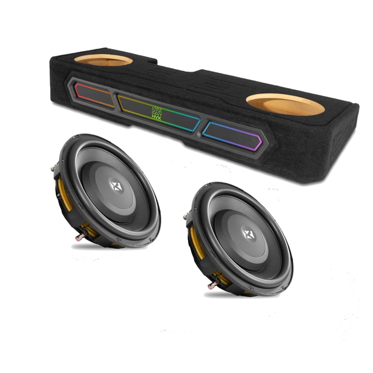 NVX PBK-GM-08SLVCC-P212 - 2008-2018 GMC Sierra Crew Cab - Complete Bass Package Image 1