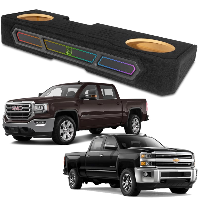 NVX PBK-GM-08SLVCC-P212 - 2008-2018 GMC Sierra Crew Cab - Complete Bass Package Image 2