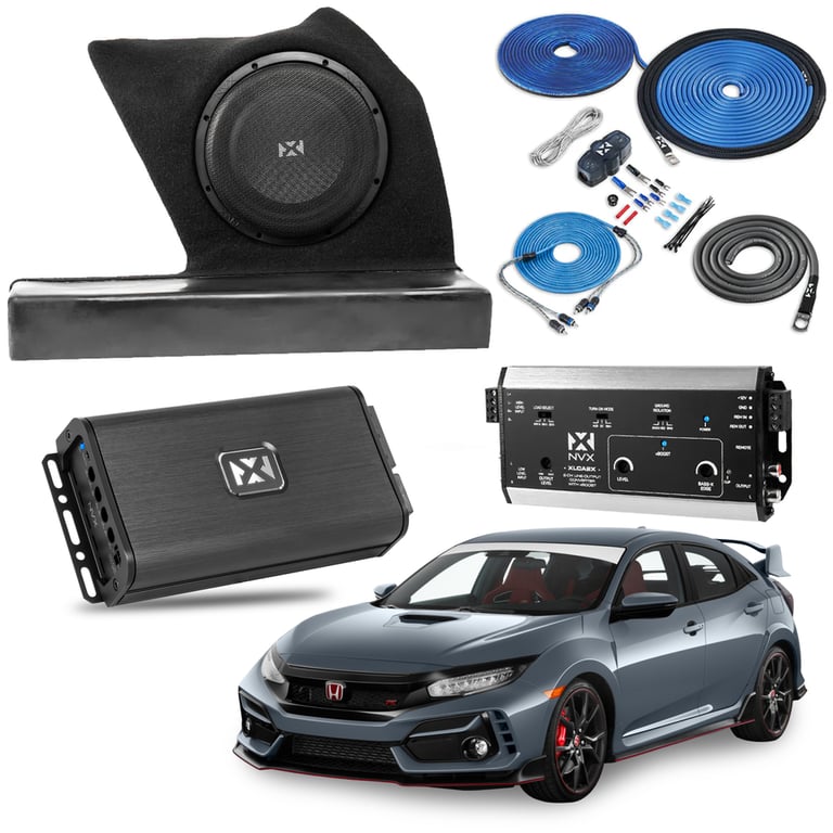 NVX PBK-BEHONCVCHBG10 - 2017-2021 Honda Civic/Type R - Complete Bass Package Image 1