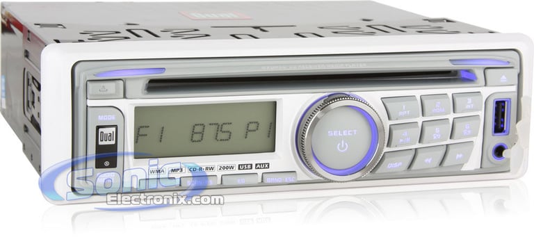 Dual MXCP664S1 Marine Head Unit + 6-1/2" Speakers Image 2